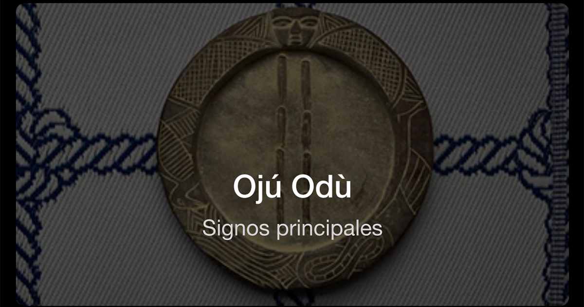 Consigue 80 versos de Ojú Odù con nuestra nueva app