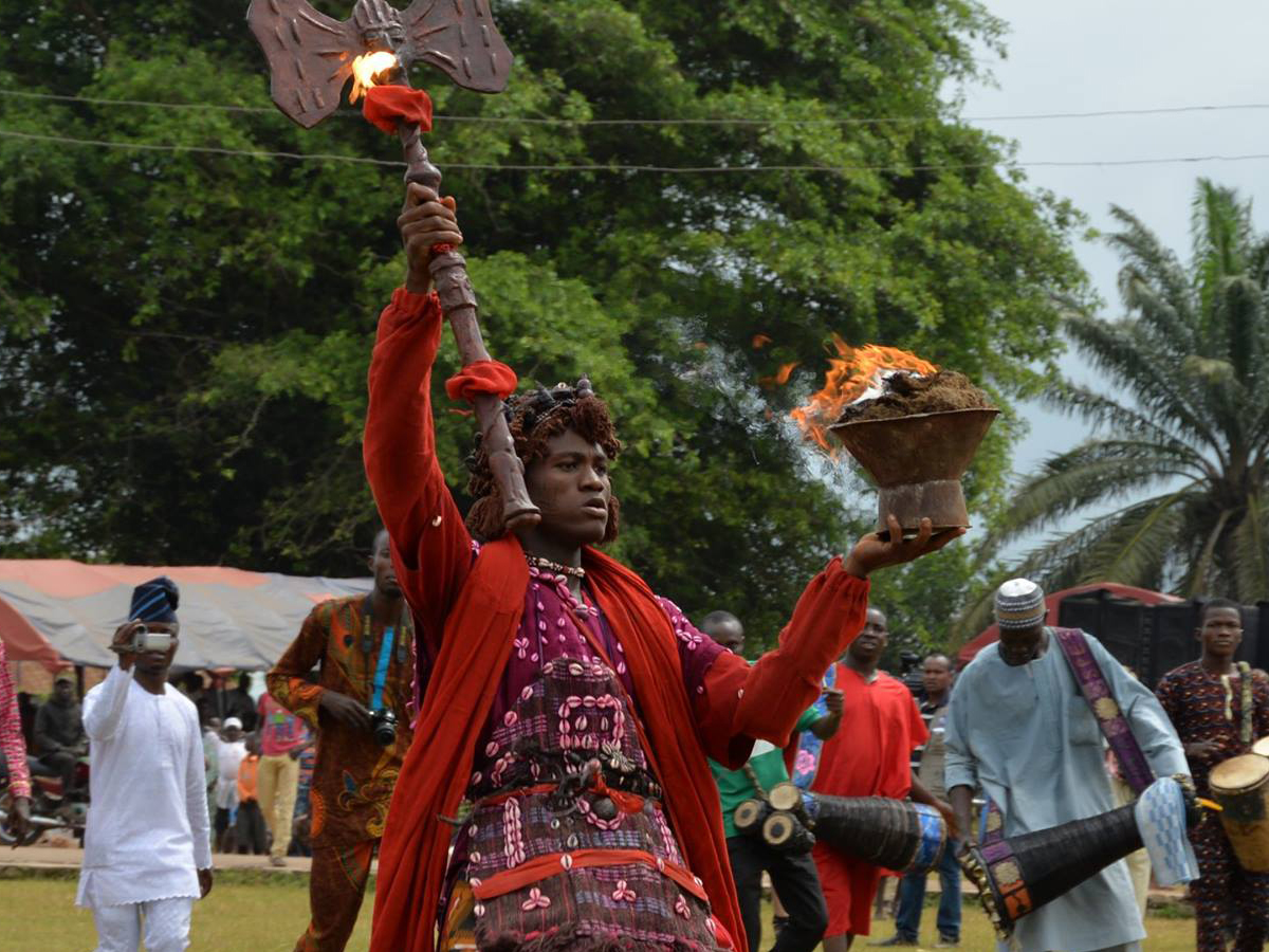 Orisa Sango, the Yoruba Orisa of thunder and fire